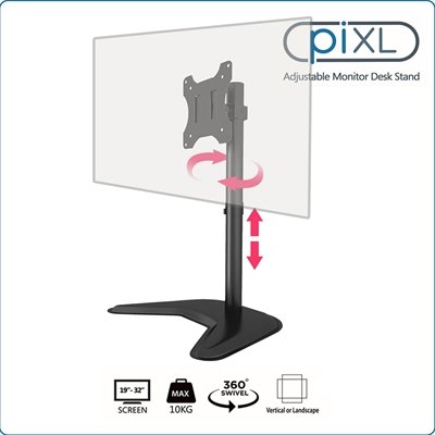 <ul><li>Max Size Screen (in): 32</li><li>Swivel: Yes</li><li>Tilt: Yes</li></ul>