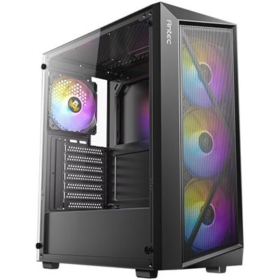 <ul><li>Form Factor: Mid Tower</li><li>Motherboard Support: ATX</li><li>PSU Included: None</li><li>Case Colour: Black</li><li>LED Colour: Addressable RGB</li><li>USB 3.0: 1</li><li>Side Panel: Tempered Glass</li></ul>