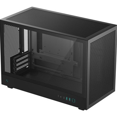 <ul><li>Form Factor: Micro Tower</li><li>Motherboard Support: Micro ATX</li><li>PSU Included: None</li><li>Case Colour: Black</li><li>LED Colour: None</li><li>USB 3.0: 2</li><li>Side Panel: Tempered Glass</li></ul>