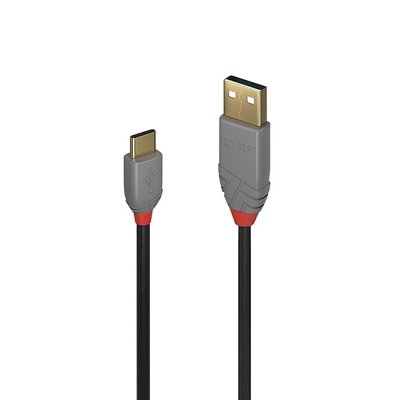 <ul><li>Connection A: USB-A (M)</li><li>Connection B: USB-C (M)</li><li>Length: 1m</li><li>Colour: Black & Red</li></ul>