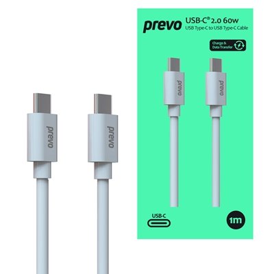 <ul><li>Connection A: USB-C (M)</li><li>Connection B: USB-C (M)</li><li>Length: 1m</li><li>Colour: White</li></ul>
