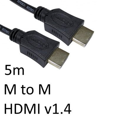 <ul><li>Connection A: HDMI (M)</li><li>Connection B: HDMI (M)</li><li>Length: 5m</li><li>Colour: Black</li></ul>