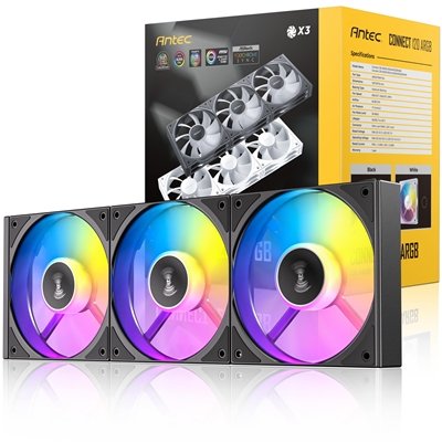 <ul><li>Product Type: Case Fan</li><li>Fan Size: 120mm</li><li>Max Fan Speed: 1500RPM</li><li>Fan Shroud Colour: Black</li><li>LED Colour: Addressable RGB</li><li>Connections: 4-Pin Fan & 3-Pin ARGB</li></ul>