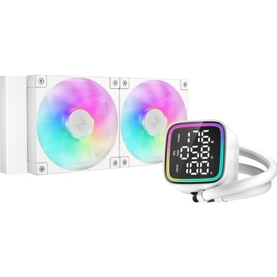 <ul><li>Product Type: Liquid CPU Cooler</li><li>Radiator Colour: White</li><li>Max Fan Speed: 2400RPM</li><li>Radiator Size: 240mm</li><li>LED Colour: ARGB</li></ul>
