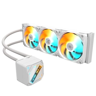 <ul><li>Product Type: Liquid CPU Cooler</li><li>Radiator Colour: White</li><li>Max Fan Speed: 2200RPM</li><li>Radiator Size: 360mm</li><li>LED Colour: ARGB</li></ul>