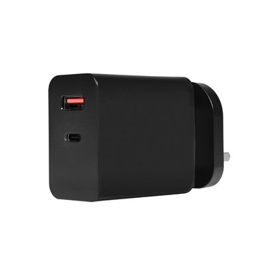 <ul><li>Product Type: USB Wall Charger</li><li>Number of Sockets: 2</li><li>Cable Length: 1.7m</li><li>Surge Protection: 65W</li></ul>