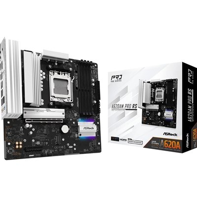 <ul><li>Socket: AM5</li><li>CPU Compatibility: AMD Ryzen 9000/8000/7000</li><li>Chipset: AMD A620</li><li>Form Factor: Micro ATX</li><li>Memory Slots: DDR5 - 4 Slots</li><li>M.2 Compatibility: PCIe 4 / PCIe 3</li><li>USB C Header: Yes</li></ul>