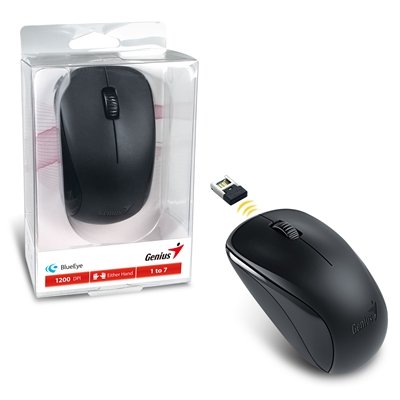 <ul><li>Connection: Wireless</li><li>Style: Standard</li><li>Mouse Sensor: Optical</li><li>Colour: Black</li><li>LED Colour: None</li><li>Packaging: Retail</li></ul>
