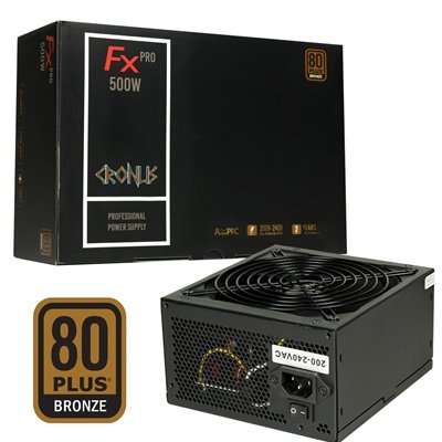 <ul><li>Wattage: 500W</li><li>Size/Version: ATX</li><li>Modular: No</li><li>SATA Connections: 6</li><li>Certification: Bronze</li><li>Colour: Black</li></ul>