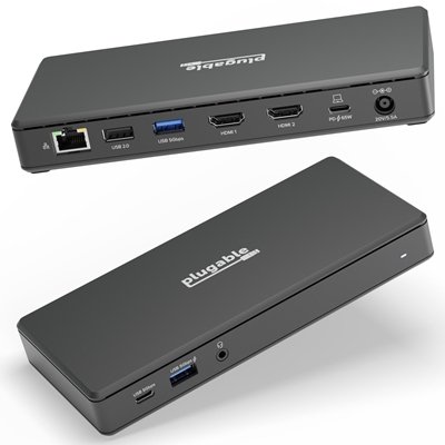 <ul><li>Dock Type: Desktop</li><li>Connection: USB-C</li><li>Monitor Support: 2 Displays</li><li>Compatibility: Windows and Chrome</li></ul>
