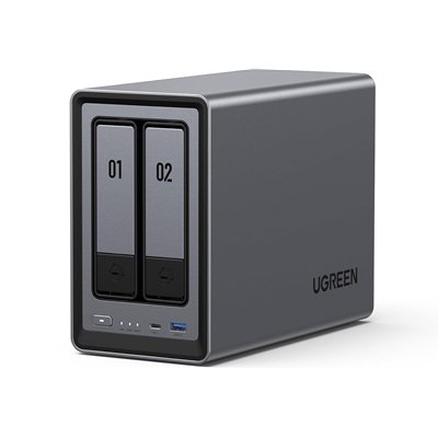 <ul><li>Number of Drives Available: 2</li><li>Number of Drives Fitted: 0</li><li>Capacity Fitted: 0</li><li>Max Capacity: 76TB (2x 30TB + 2x 8TB)</li><li>Raid Level: JBOD/Basic/0/1</li></ul>