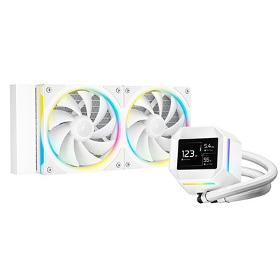 <ul><li>Product Type: Liquid CPU Cooler</li><li>Radiator Colour: White</li><li>Max Fan Speed: 2400RPM</li><li>Radiator Size: 240mm</li><li>LED Colour: Addressable RGB</li></ul>
