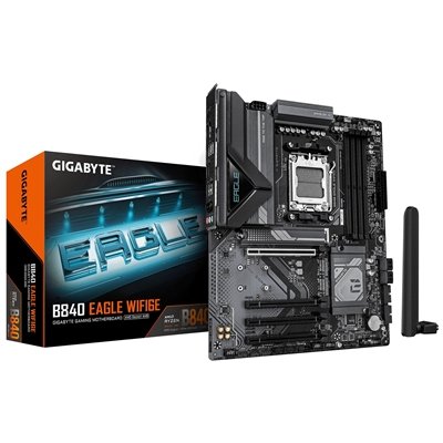 <ul><li>Socket: AM5</li><li>CPU Compatibility: AMD Ryzen 9000/8000/7000</li><li>Chipset: AMD B840</li><li>Form Factor: ATX</li><li>Memory Slots: DDR5 - 4 Slots</li><li>M.2 Compatibility: PCIe 4 / PCIe 3</li><li>USB C Header: Yes</li></ul>