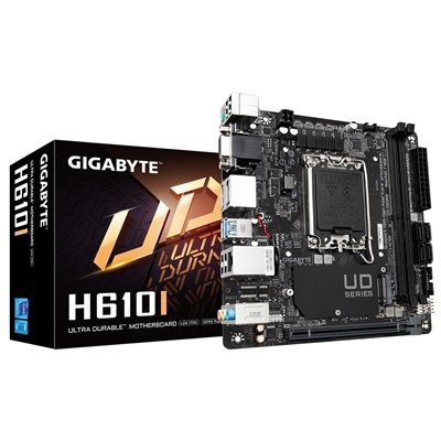 <ul><li>Socket: 1700</li><li>CPU Compatibility: Intel 12th/13th/14th Gen</li><li>Chipset: Intel H610</li><li>Form Factor: Mini ITX</li><li>Memory Slots: DDR5 - 2 Slots</li><li>M.2 Compatibility: PCIe 3</li><li>USB C Header: No</li></ul>