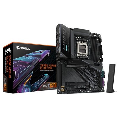 <ul><li>Socket: AM5</li><li>CPU Compatibility: AMD Ryzen 9000/8000/7000</li><li>Chipset: AMD X870E</li><li>Form Factor: ATX</li><li>Memory Slots: DDR5 - 4 Slots</li><li>M.2 Compatibility: PCIe 5 / PCIe 4 / PCIe 3</li><li>USB C Header: Yes</li></ul>