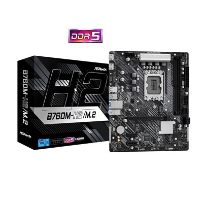 <ul><li>Socket: 1700</li><li>CPU Compatibility: Intel 12th/13th/14th Gen</li><li>Chipset: Intel B760</li><li>Form Factor: Micro ATX</li><li>Memory Slots: DDR5 - 2 Slots</li><li>M.2 Compatibility: PCIe 4 / PCIe 3</li><li>Wi-Fi: No</li></ul>