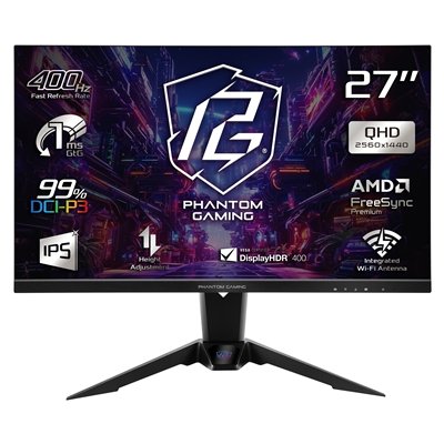 <ul><li>Screen Size (in): 27</li><li>Max Resolution: 2560x1440</li><li>Refresh Rate: 400Hz</li><li>Response Time: 1ms</li><li>Display Port: Yes</li><li>Height Adjustable: Yes</li><li>Curved Screen: No</li></ul>