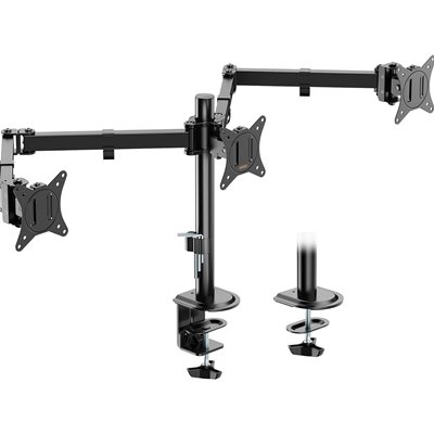 <ul><li>Max Size Screen (in): </li><li>Swivel: </li><li>Tilt: </li></ul>