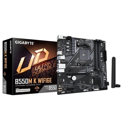 <ul><li>Socket: AM4</li><li>CPU Compatibility: AMD Ryzen 5000/4000/3000</li><li>Chipset: AMD B550</li><li>Form Factor: Micro ATX</li><li>Memory Slots: DDR4 - 4 Slots</li><li>M.2 Compatibility: PCIe 4 / PCIe 3</li><li>Wi-Fi: Yes</li></ul>