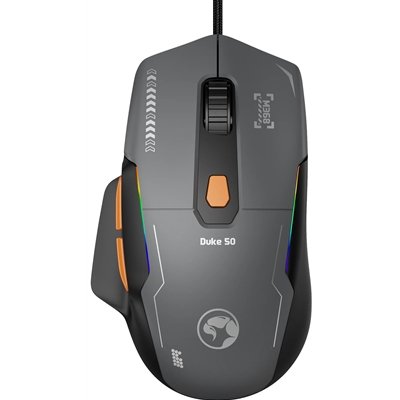 <ul><li>Connection: USB</li><li>Style: Standard Gaming</li><li>Mouse Sensor: Optical</li><li>Colour: Grey</li><li>LED Colour: RGB</li><li>Packaging: Retail</li></ul>