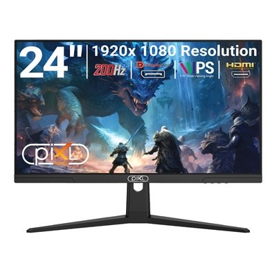 <ul><li>Screen Size (in): 24</li><li>Max Resolution: 1920x1080</li><li>Refresh Rate: 200Hz</li><li>Response Time: 0.5ms</li><li>Display Port: Yes</li><li>Height Adjustable: No</li><li>Curved Screen: No</li></ul>