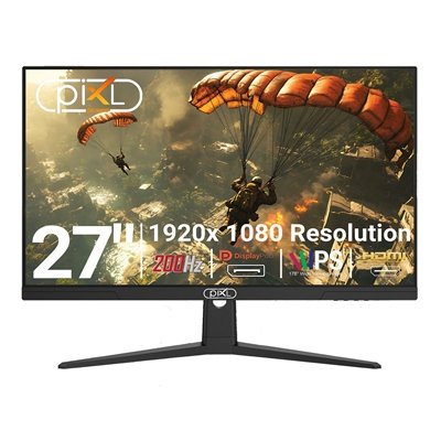 <ul><li>Screen Size (in): 27</li><li>Max Resolution: 1920x1080</li><li>Refresh Rate: 200Hz</li><li>Response Time: 0.5ms</li><li>Display Port: Yes</li><li>Height Adjustable: No</li><li>Curved Screen: No</li></ul>