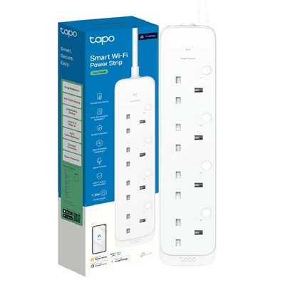 TP-Link Tapo P304M Smart Wi-Fi Power Strip, 4-Outlets, Matter